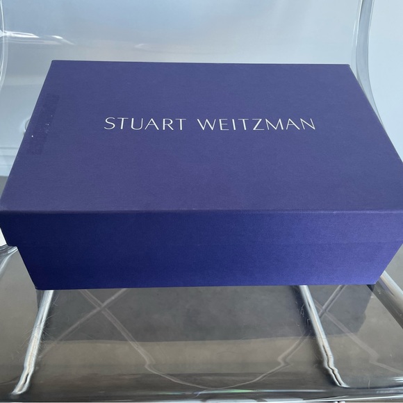 Stuart Weitzman “nearly nude” suede sandal heel - Picture 5 of 7